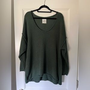 Dark Green Aerie Sweater